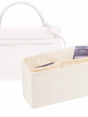 Kings in Bag Women Purse Organizer satin for Kelly 25 with inside  Pockets